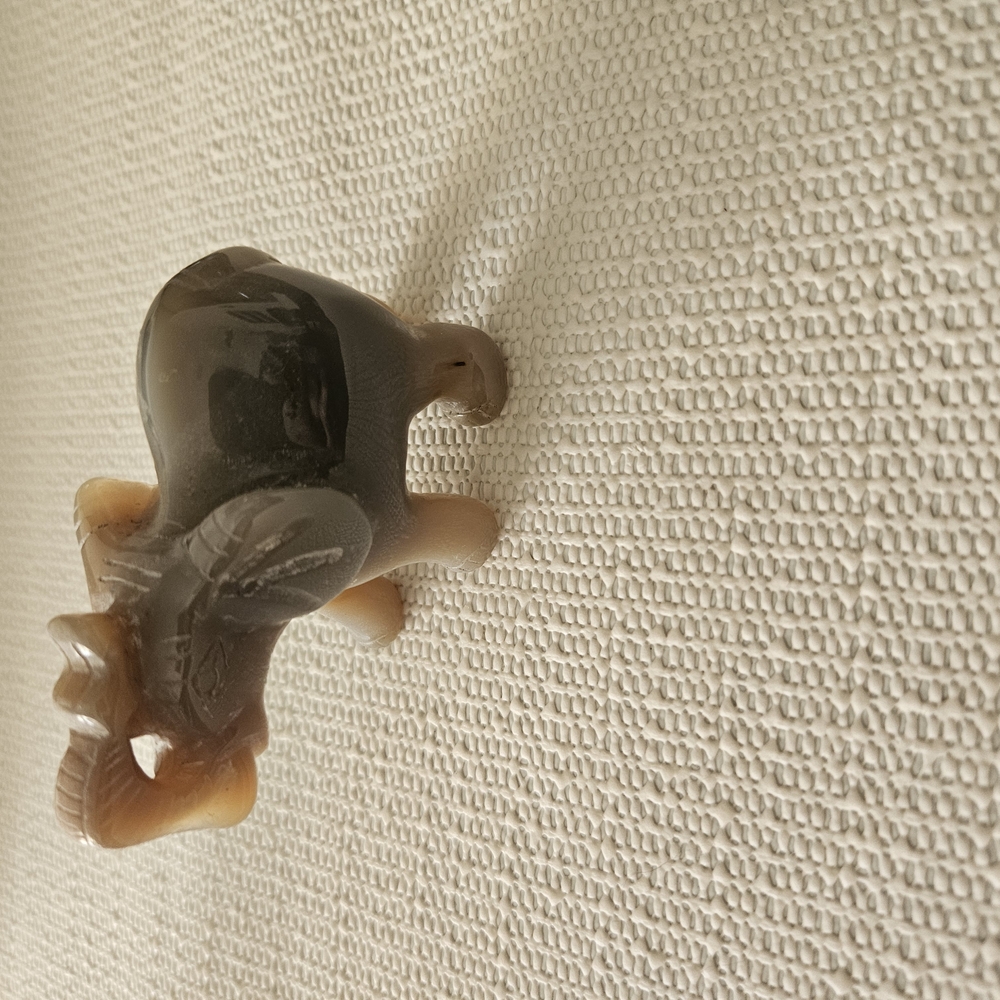 Elegant Gray Elephant Figurine
